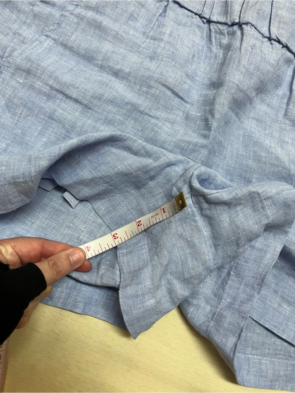 J. Crew XS french blue linen tropez shorts